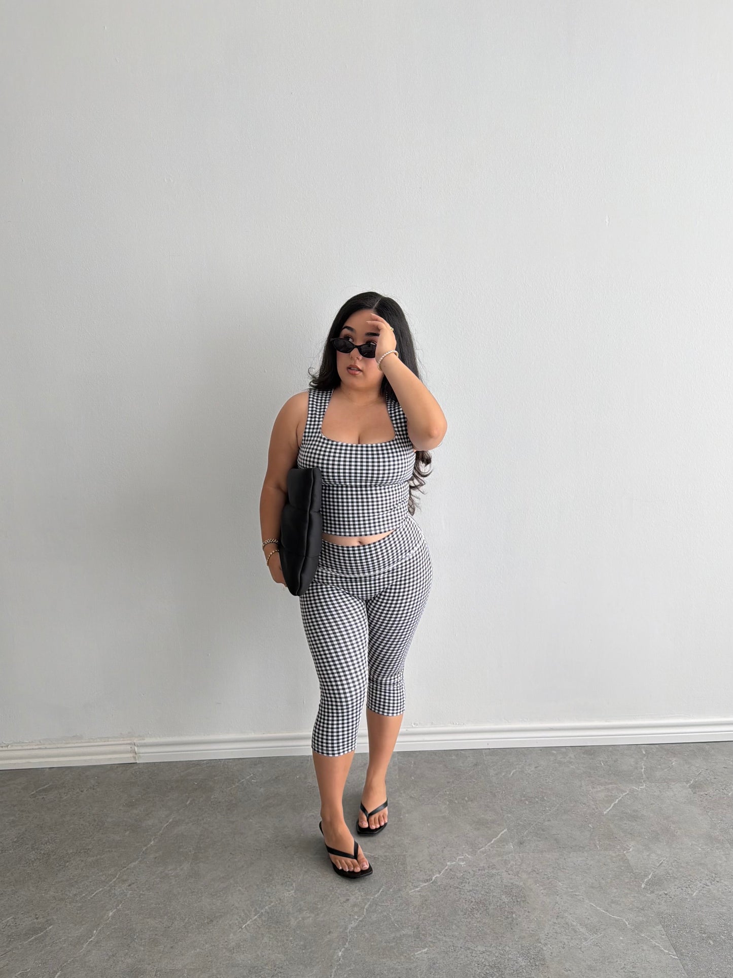 GINGHAM CAPRI