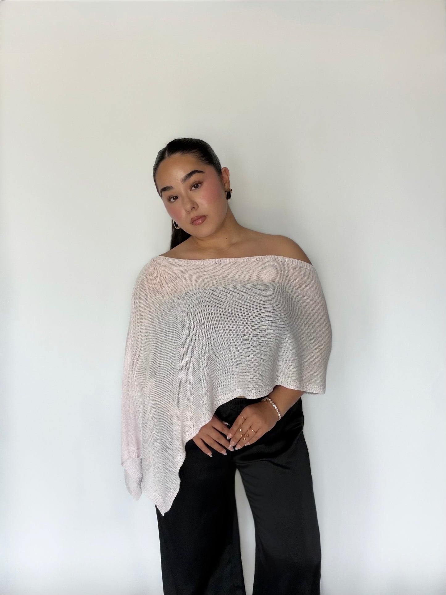 BABY PINK PONCHO