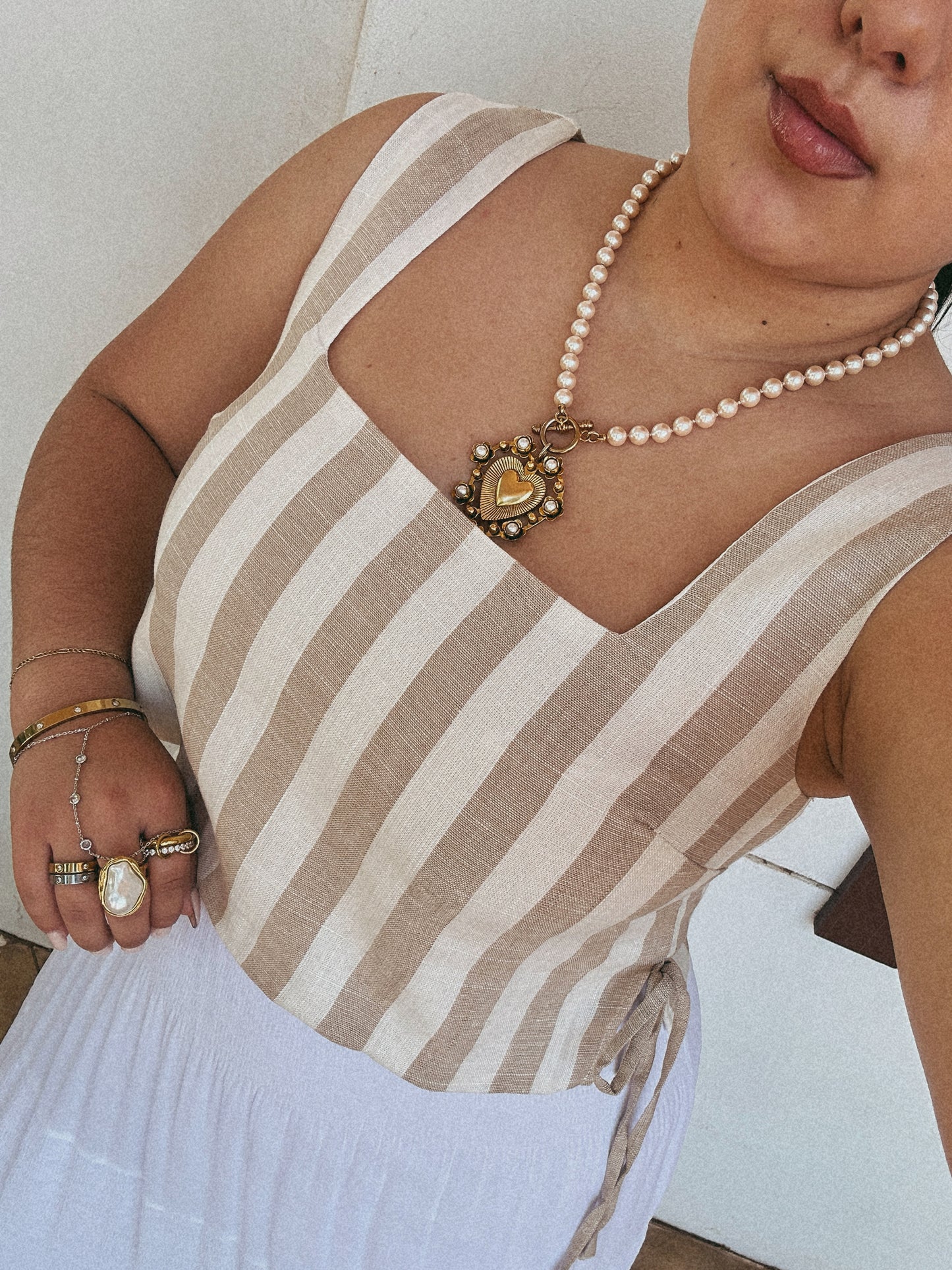 STRIPE CROP TOP