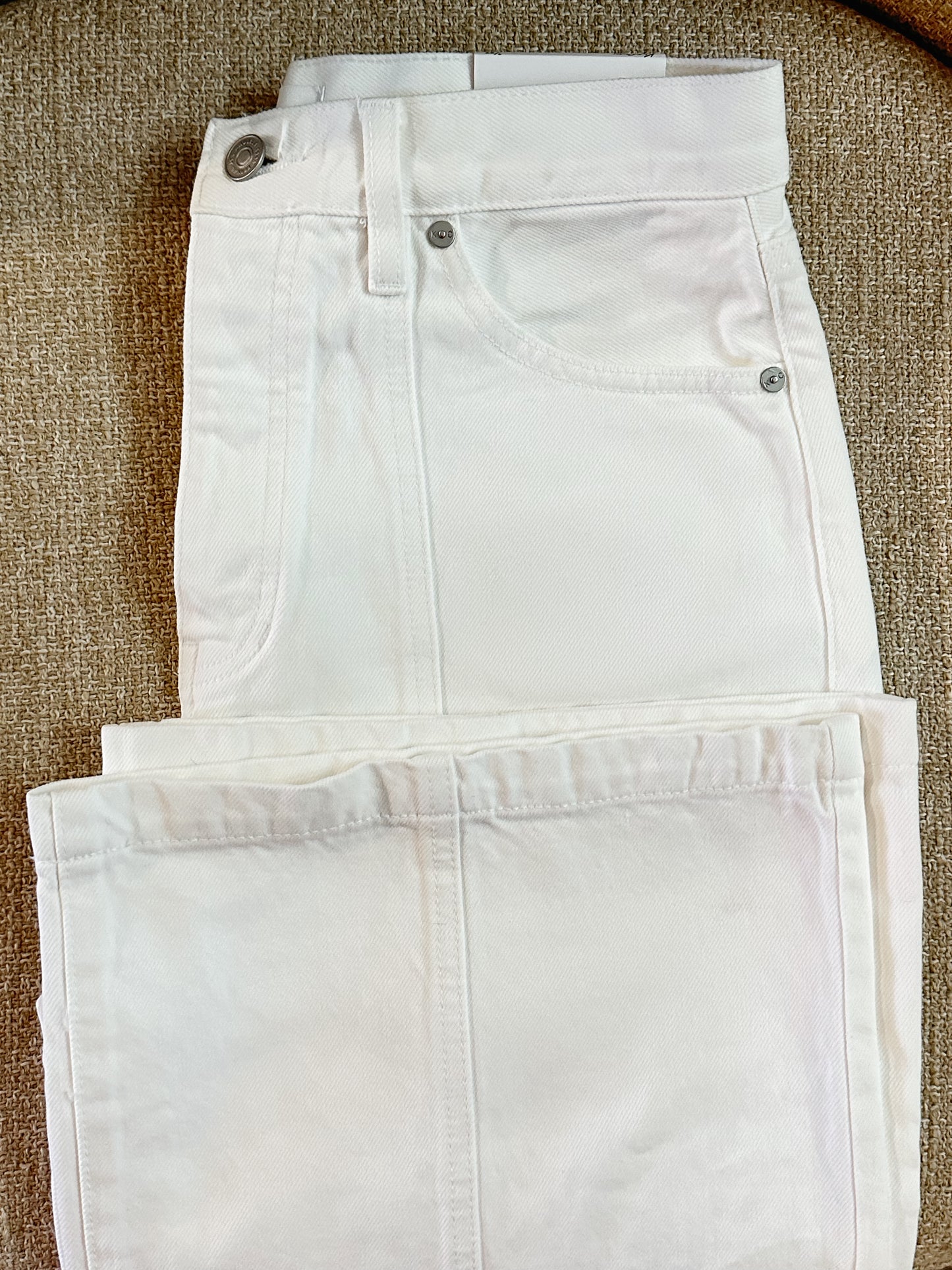 90’s WHITE WIDE LEG PANTS