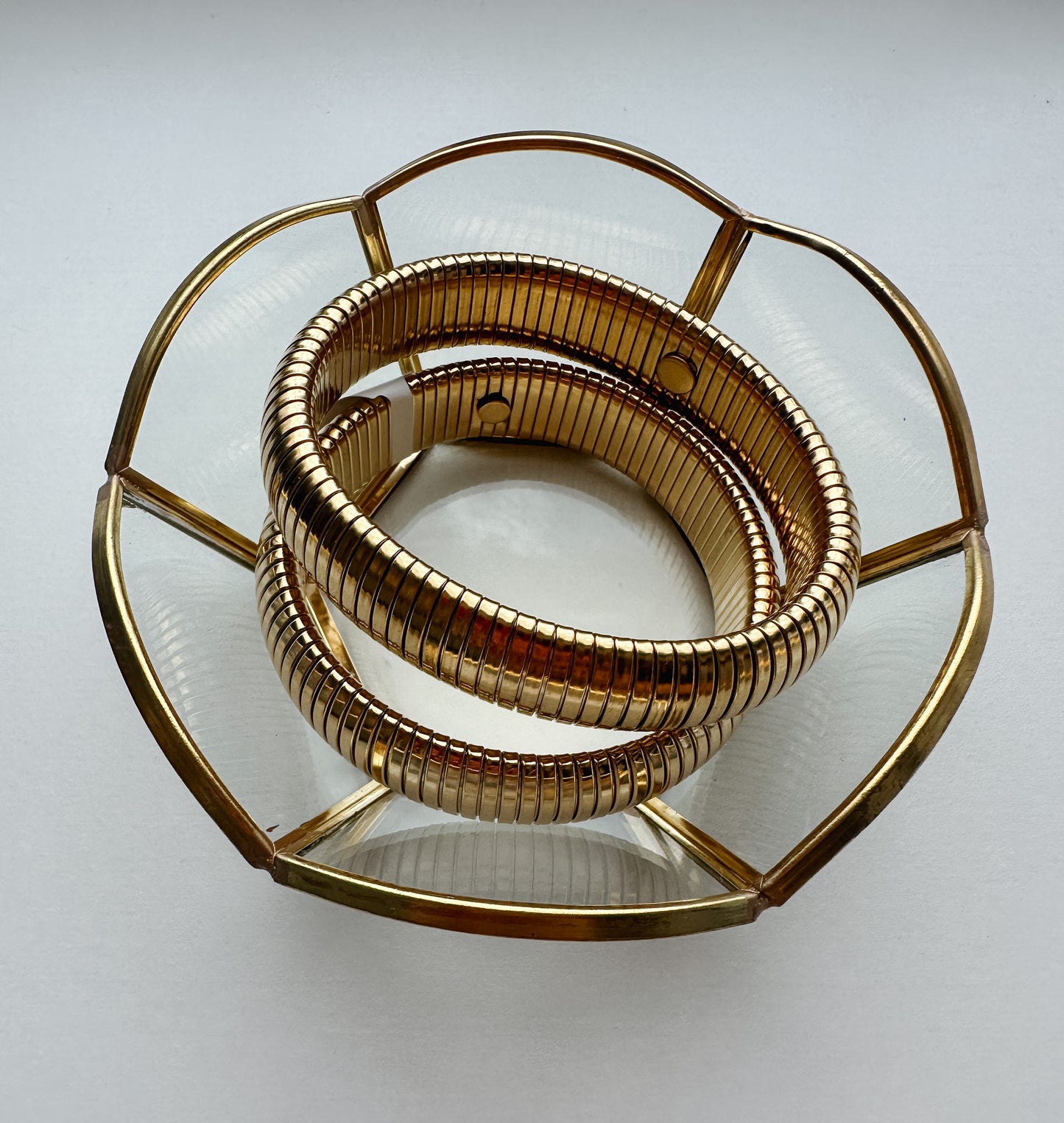 GOLD SNAKE BANGLE