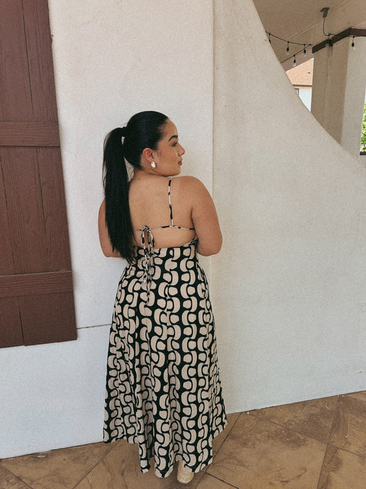 JESSICA OPEN BACK MAXI DRESS