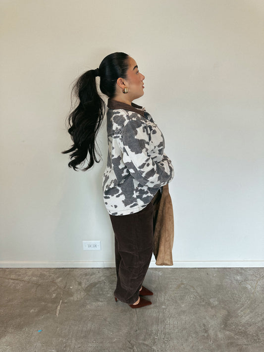 COW PRINT JACKET