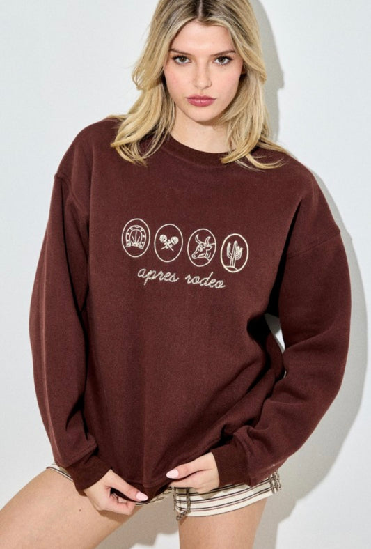 APRES RODEO SWEATSHIRT