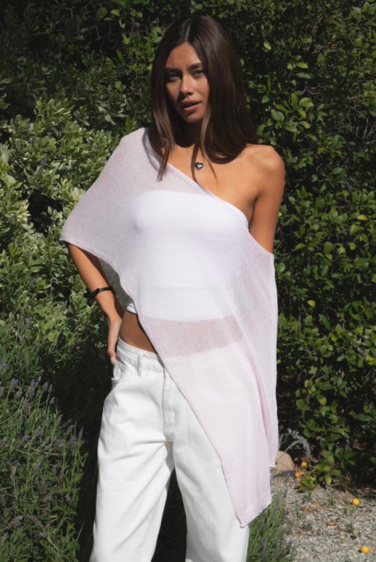 BABY PINK PONCHO