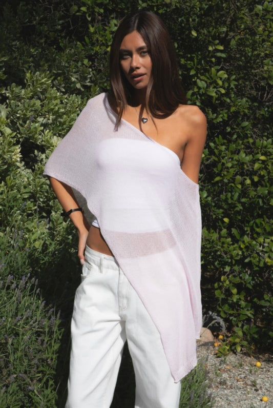 BABY PINK PONCHO