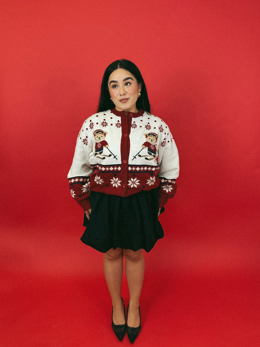 SKI BEAR CARDIGAN