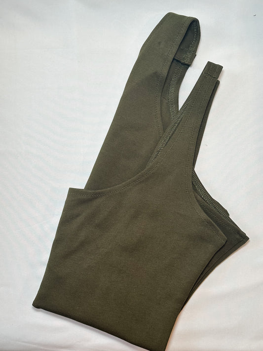 DARK OLIVE GREEN BODYSUIT